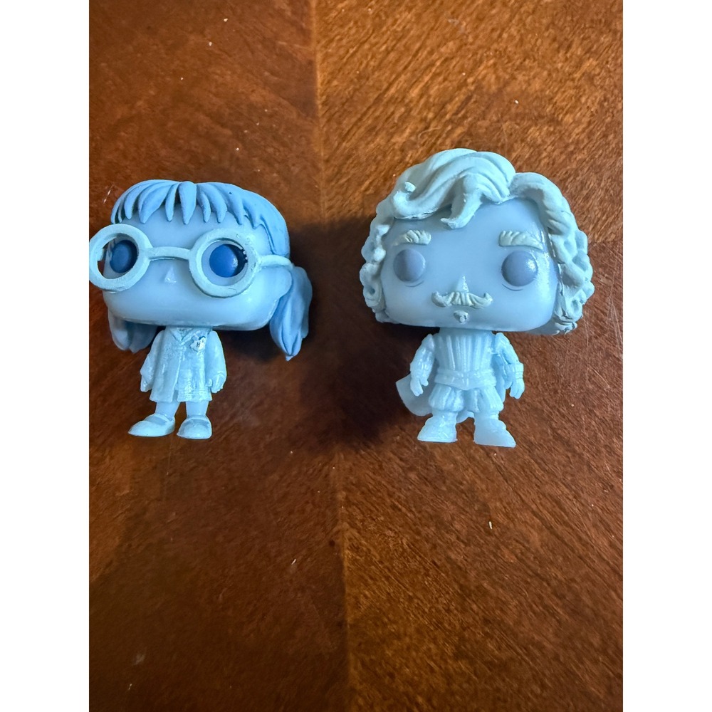 Funko Pop Harry Potter Moaning Myrtle & Nearly Headless Nick Ghost Figures Blue